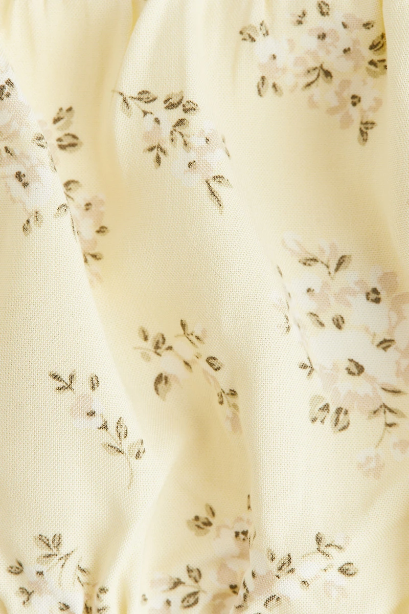 Puff-Sleeved Dress