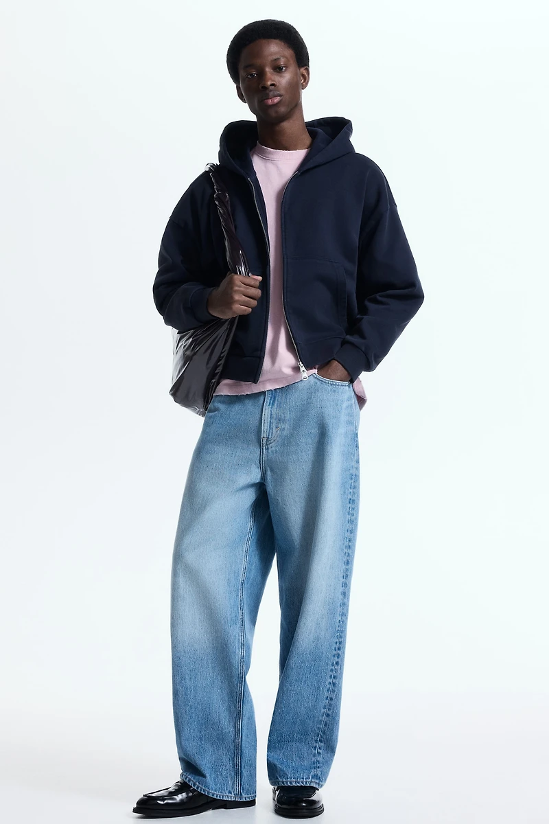 Oversized-Fit Hooded Jacket