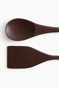 2-Piece Mango Wood Kitchen Utensil Set