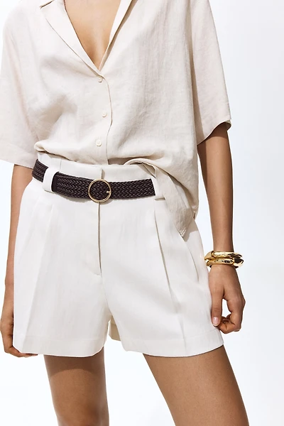 Dress Shorts with Belt