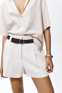 Dress Shorts with Belt