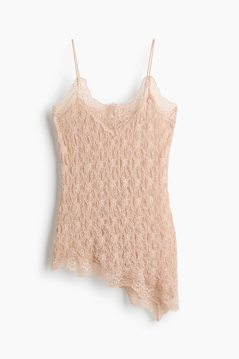 Lace-Trimmed Camisole Top
