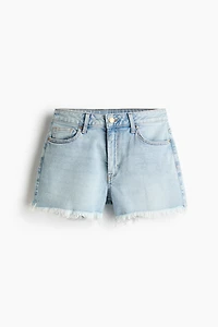 Frayed Denim Shorts