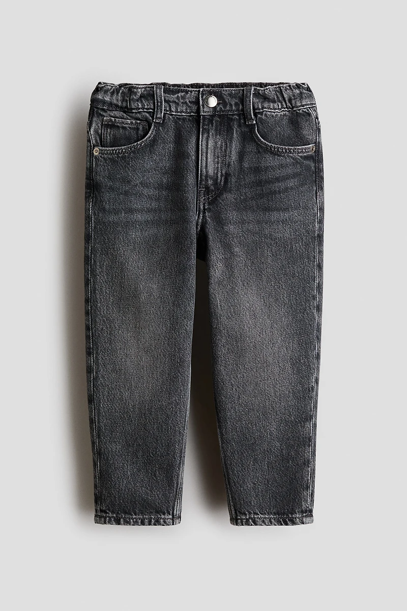 Tapered Cotton-blend Jeans