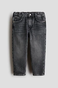 Tapered Cotton-blend Jeans