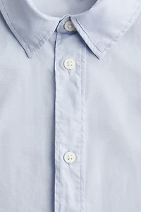 Short-Sleeved Cotton Shirt