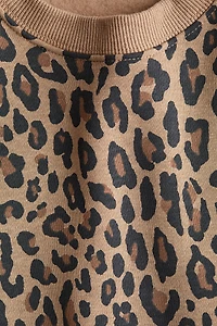 Chandail imprimé avec intérieur brossé