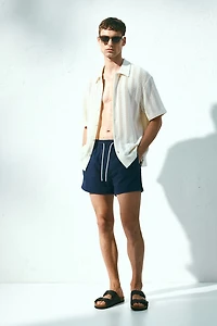 Seersucker Swim Shorts