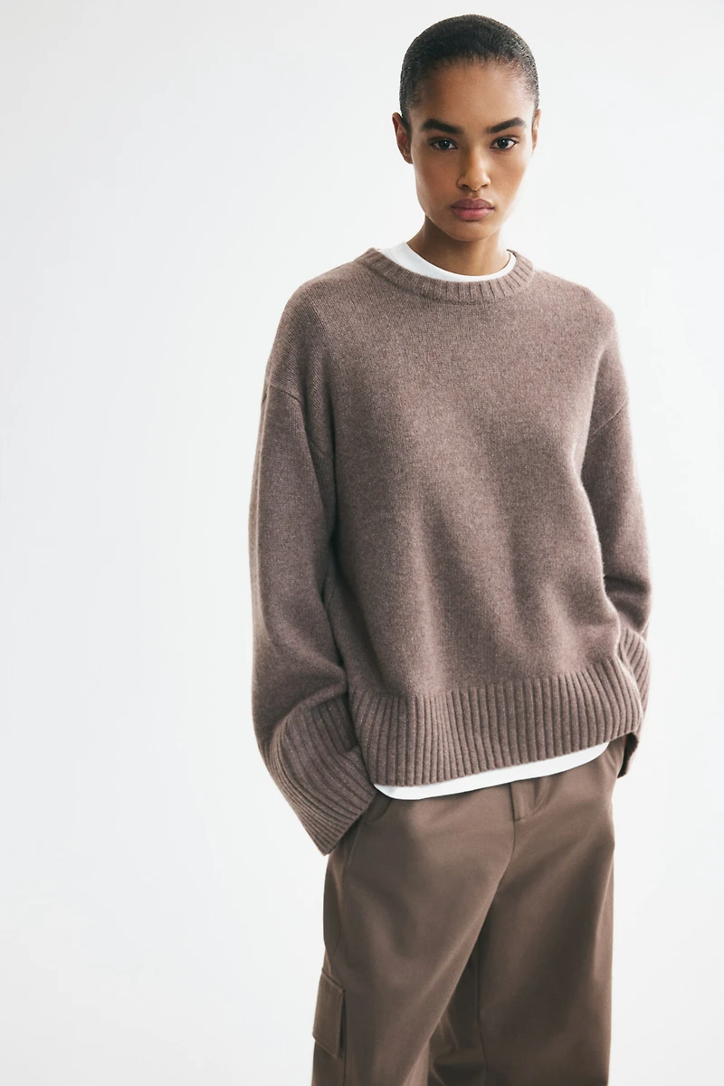 Cashmere-Blend Sweater