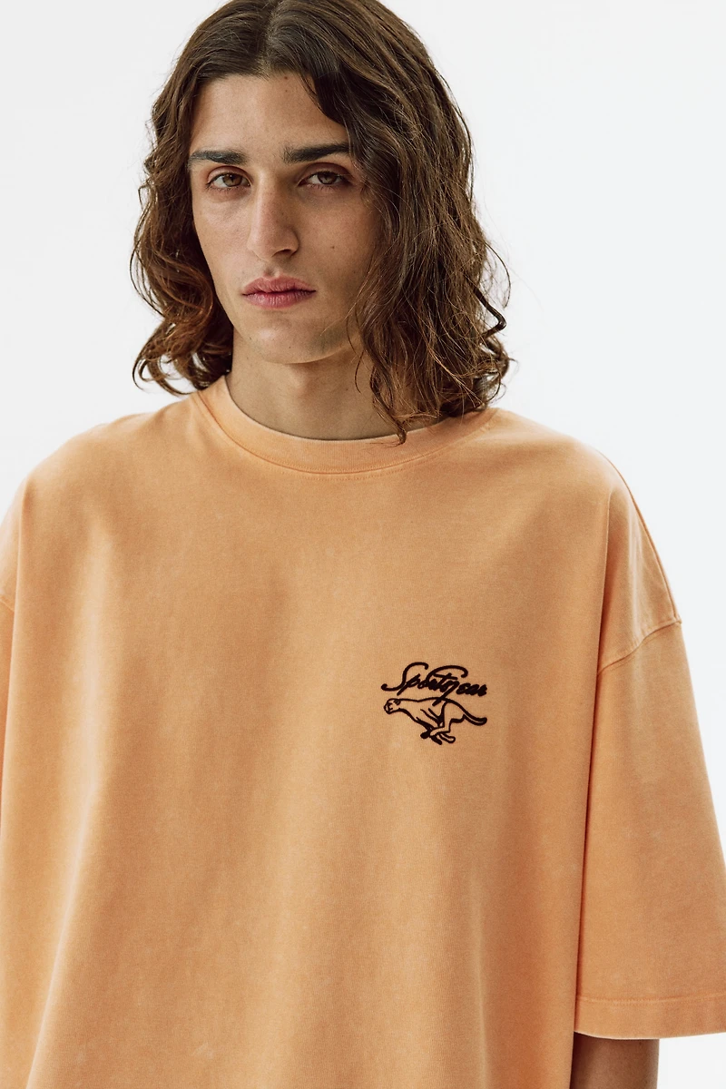Oversized Printed Cotton T-Shirt