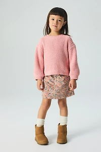 Chandail en tricot de fil chenille