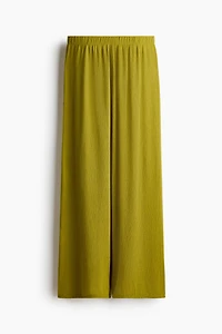 Pantalon large à effet froissé