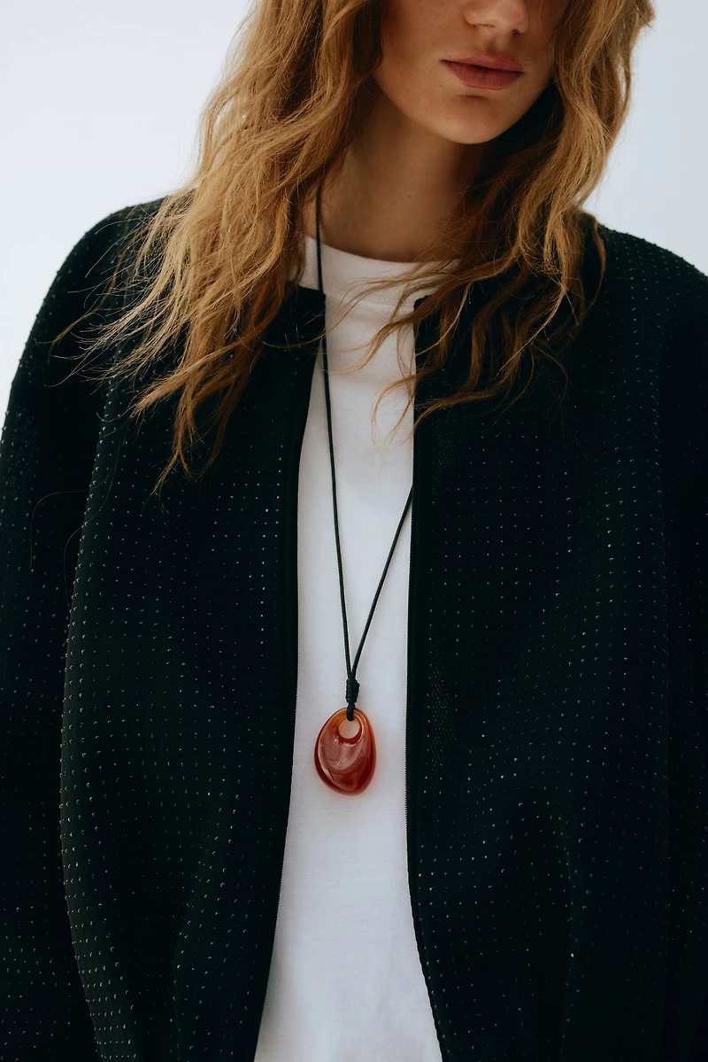 Cord Necklace with Pendant