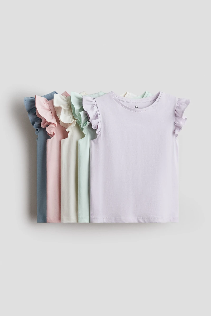 5-Pack Flutter-Sleeved Tops