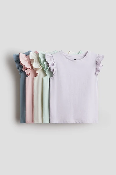 5-Pack Flutter-Sleeved Tops