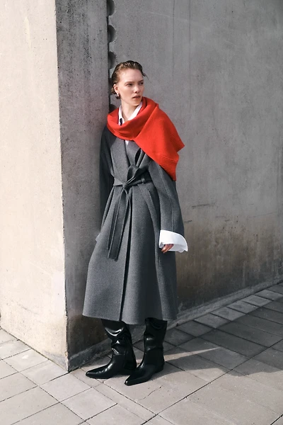Handmade Wool-Blend Coat