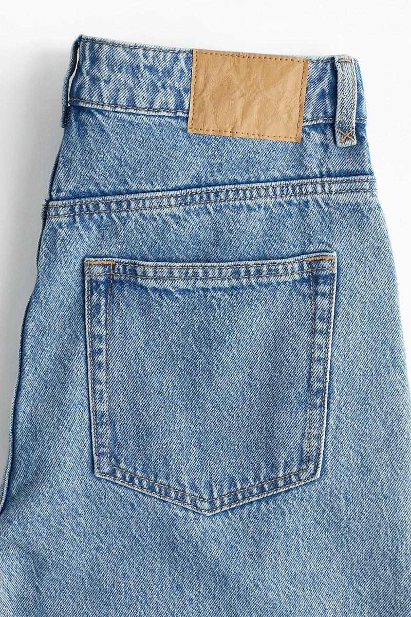 Jean tonneau taille haute