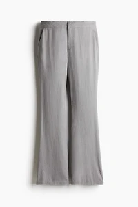 Linen-Blend Dress Pants