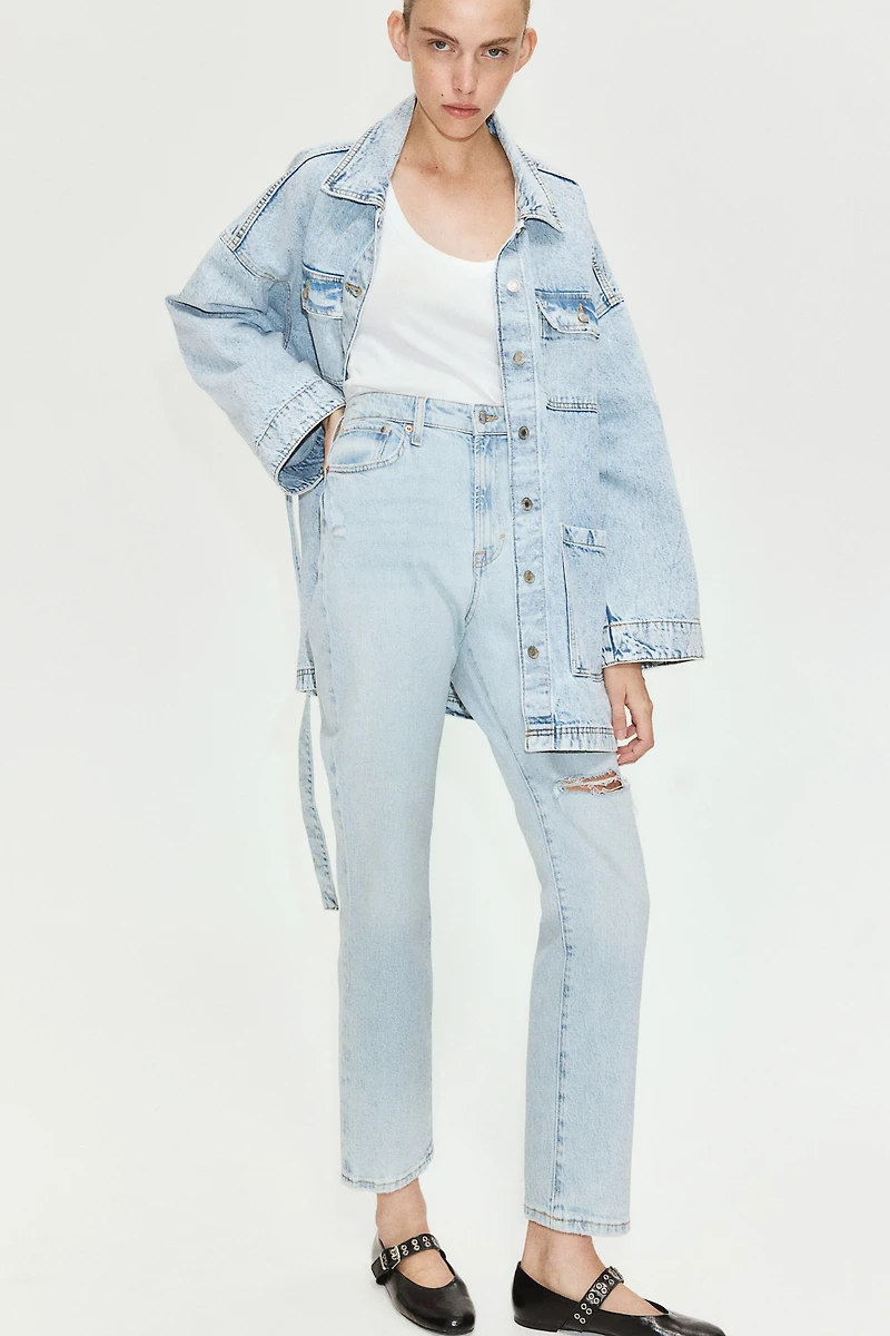 Ultra High Rise Mom Jeans
