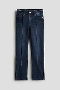 Pintucked Slim-Fit Jeans