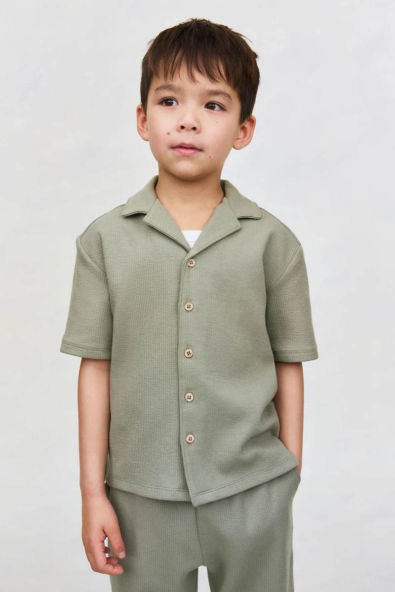 2-Piece Textured Cotton Set