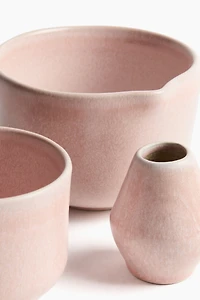 Service à matcha en grès cérame