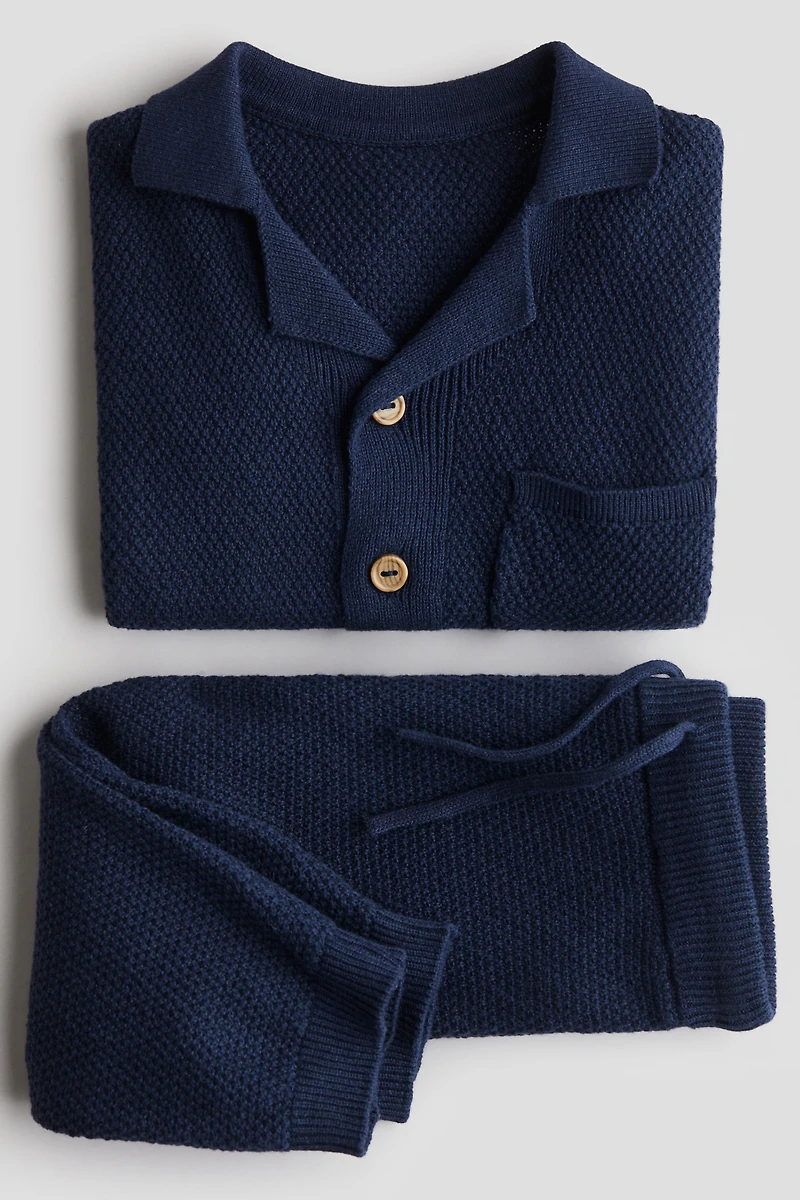 2-Piece Cotton-Knit Set