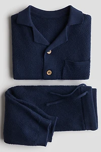 2-Piece Cotton-Knit Set