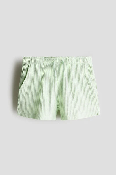 Pointelle Jersey Shorts