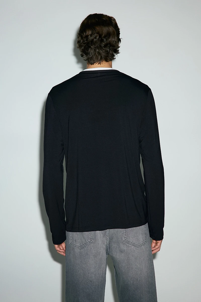 Warming Regular-Fit Long-Sleeved T-Shirt