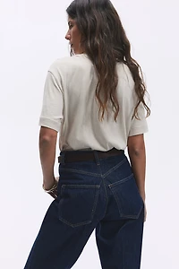 Silk-blend T-shirt