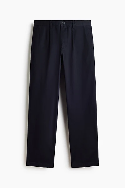 Relaxed-Fit Cotton Twill Chinos