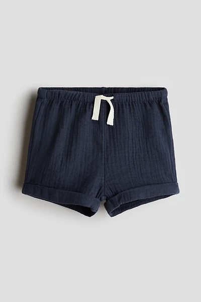 Short en mousseline de coton