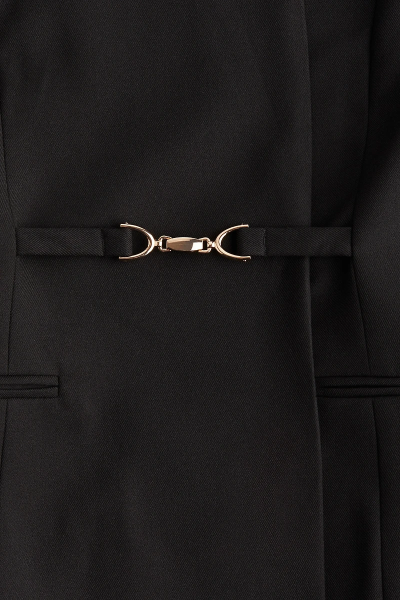 Robe blazer en sergé