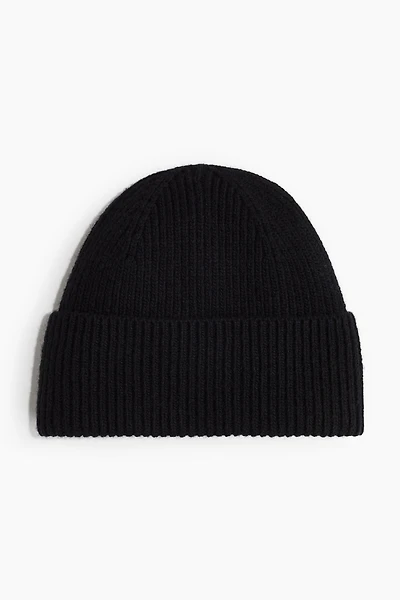 Rib-Knit Wool-Blend Hat