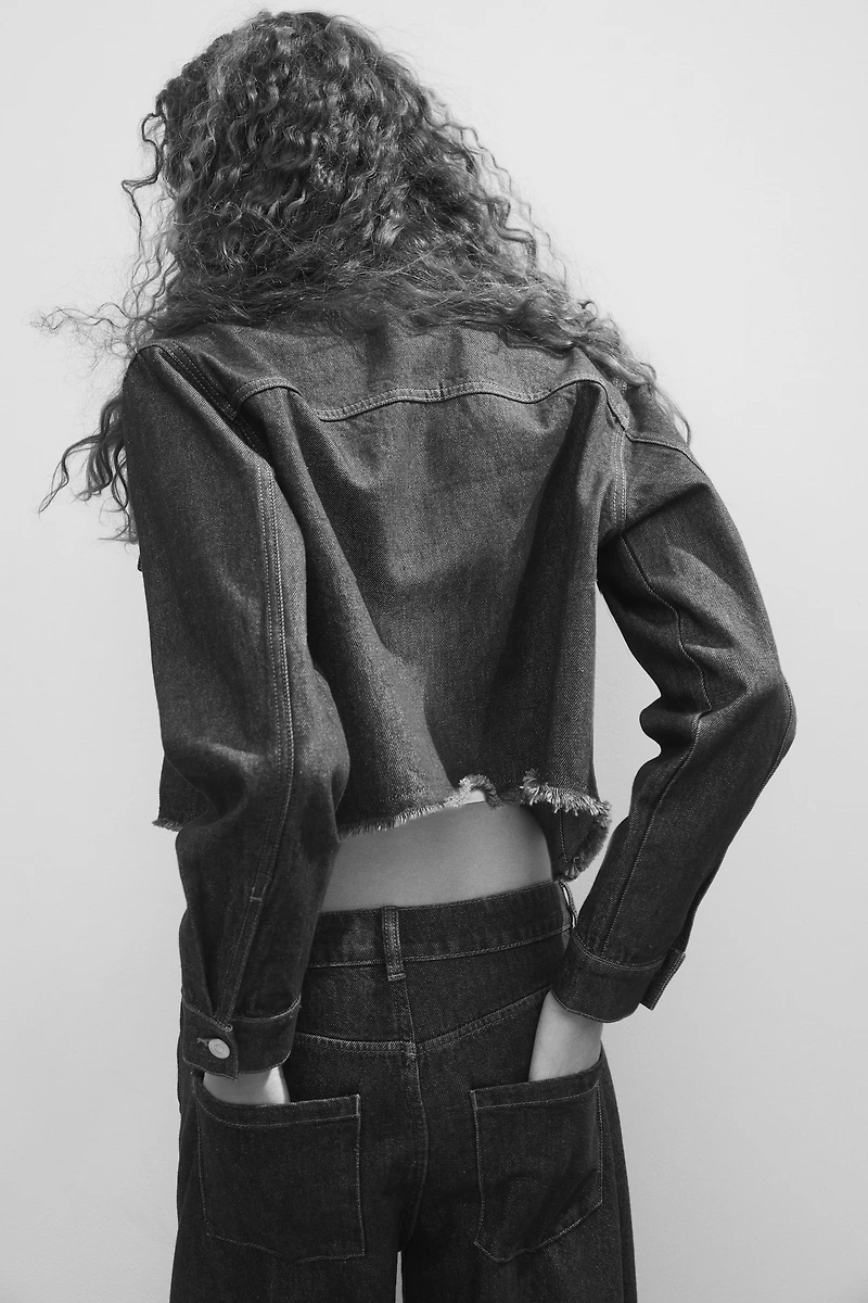 Cropped Denim Jacket