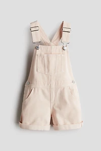 Denim Overall Shorts