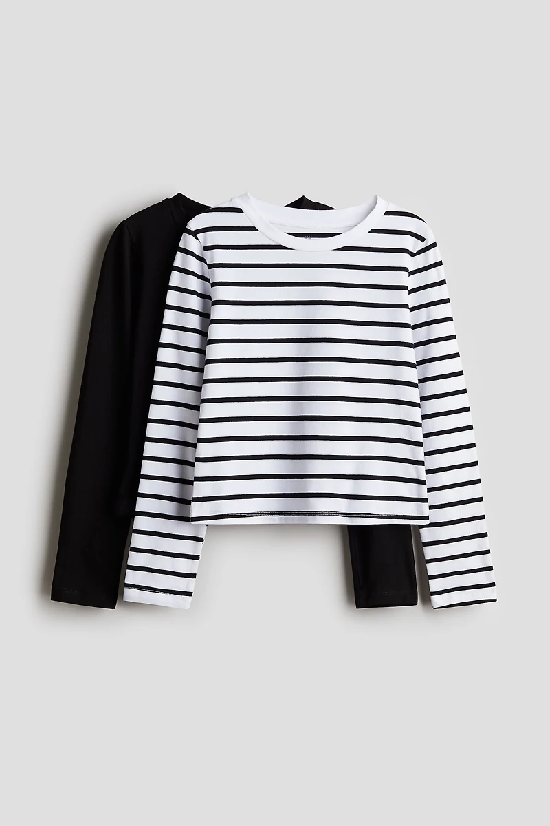 Lot de 2 hauts en jersey
