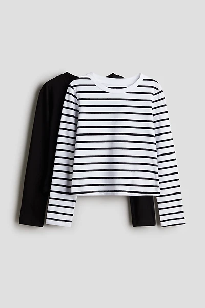 Lot de 2 hauts en jersey