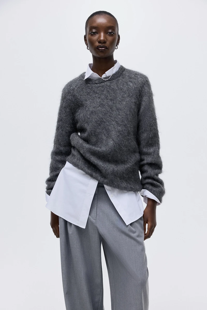 Chandail en mohair mélangé
