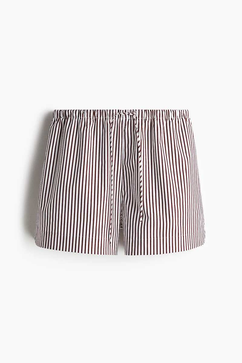 Cotton Shorts with Drawstring