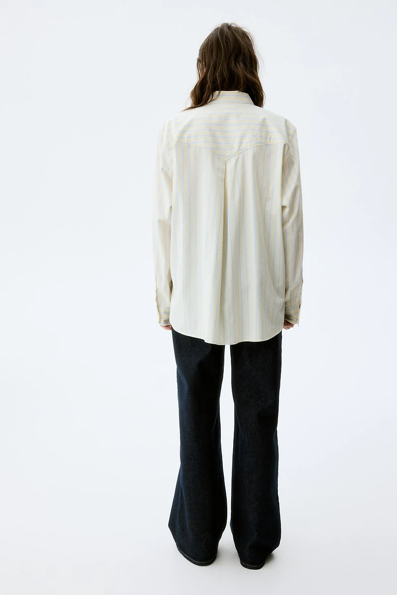 MAMA Chemise en popeline de coton