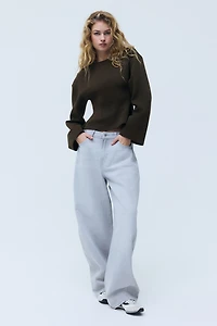 Fitted-Waist Interlock Top