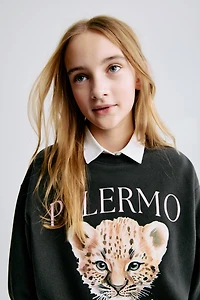 Sweatshirt with Motif