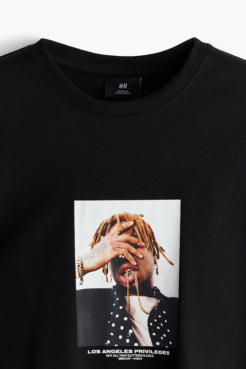 T-shirt imprimé Coupe Flottante