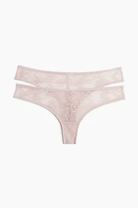 2-pack Lace Brazilian Briefs