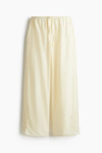 Pantalon de pyjama brodé