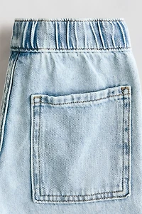Cotton Denim Pants