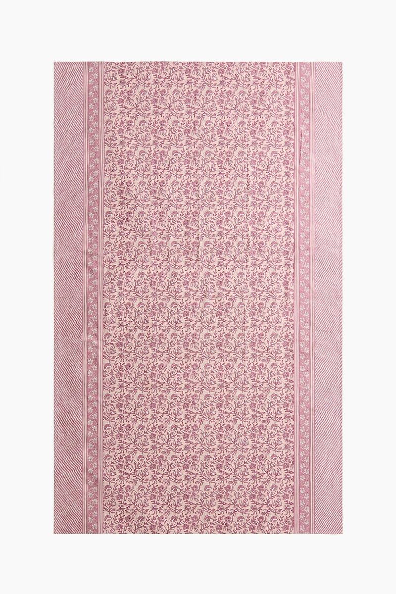 Patterned Cotton Tablecloth