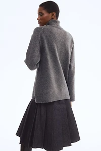 Loose-Fit Turtleneck Sweater